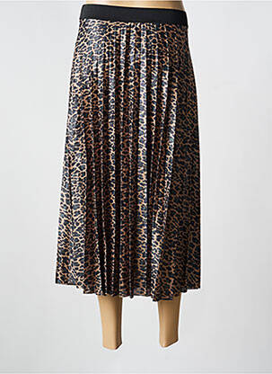 Jupe mi-longue marron VILA femme