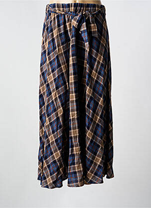 Jupe longue bleu LA FEE MARABOUTEE femme