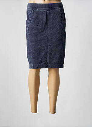 Jupe mi-longue bleu SANDWICH femme
