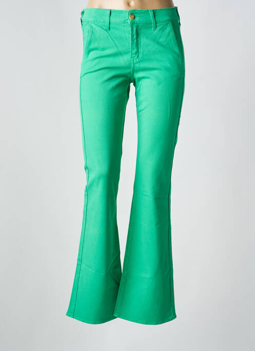 Jean coupe flare vert HAPPY femme