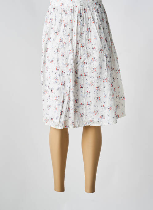 Jupe mi-longue blanc HARRIS WILSON femme