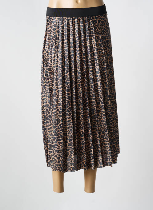 Jupe mi-longue marron VILA femme