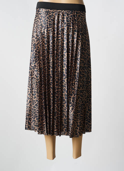 Jupe mi-longue marron VILA femme