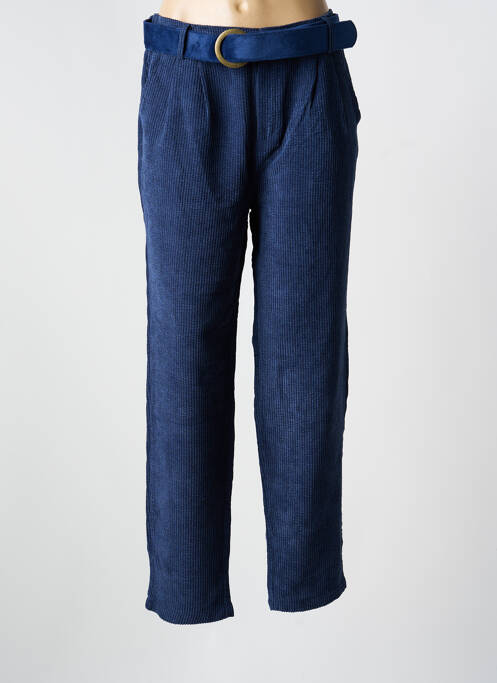 Pantalon chino bleu MOLLY BRACKEN femme