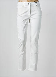 Pantalon slim blanc JULIE GUERLANDE femme