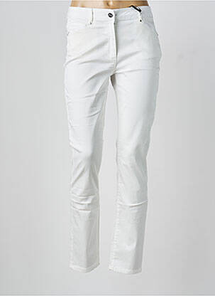 Pantalon slim blanc JULIE GUERLANDE femme