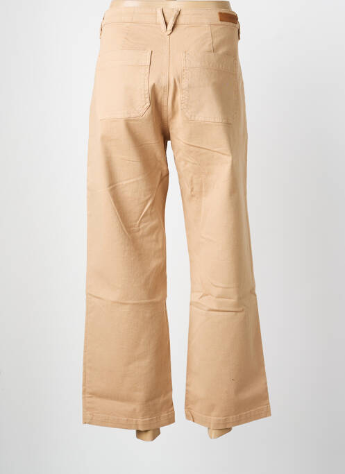 Pantalon droit beige HAPPY femme