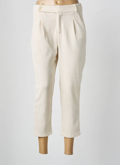 Pantalon 7/8 beige MOLLY BRACKEN femme