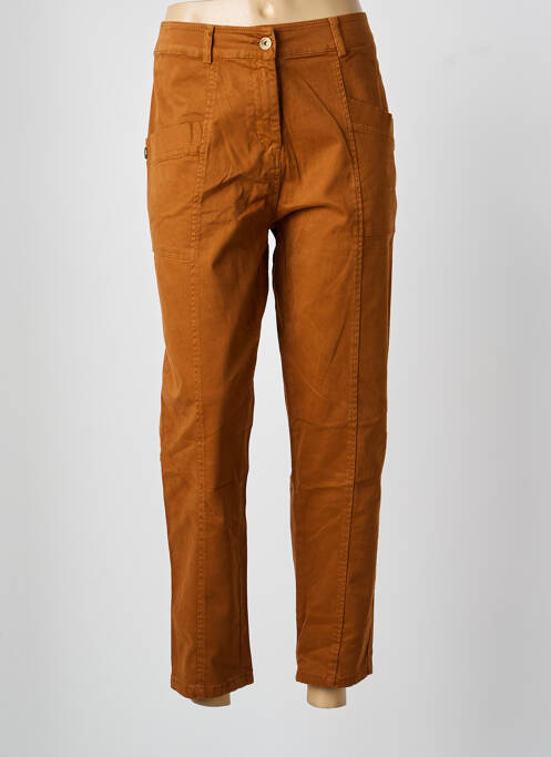 Pantalon 7/8 marron PAKO LITTO femme