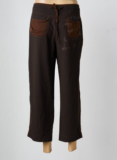 Pantalon 7/8 marron SOLOLA femme