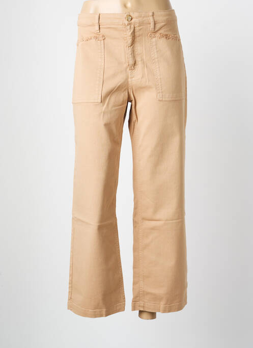 Pantalon droit beige HAPPY femme