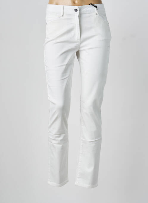 Pantalon slim blanc JULIE GUERLANDE femme