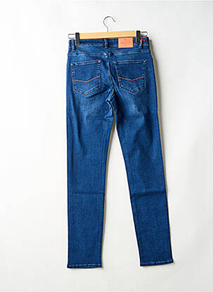 Jeans coupe slim stretch taille normale bleu MAISON WOOLIES homme