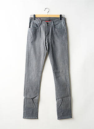 Jeans coupe slim stretch taille normale gris CH. K. WILLIAMS homme