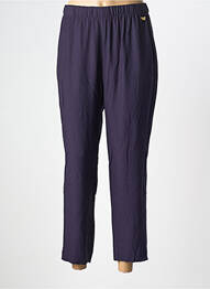 Pantalon 7/8 taille élastique taille normale bleu DINA & DESS femme