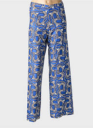 Pantalon droit stretch taille normale bleu PAIN DE SUCRE femme