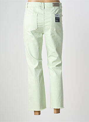 Pantalon 7/8 fermeture zippée sous rabat boutonné taille normale vert LPB femme