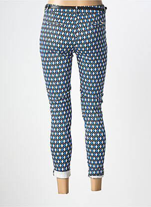 Pantalon 7/8 stretch taille normale bleu CHIC & JEUNE femme