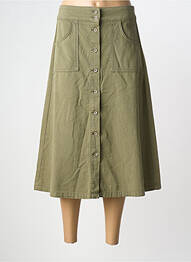 Jupe longue taille normale vert LPB femme