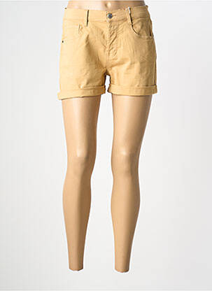 Short fermeture zippée sous rabat boutonné taille normale jaune LPB femme