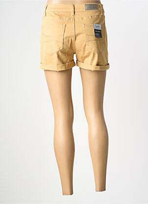 Short fermeture zippée sous rabat boutonné taille normale jaune LPB femme