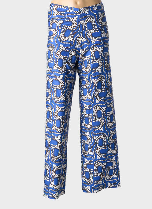Pantalon droit stretch taille normale bleu PAIN DE SUCRE femme