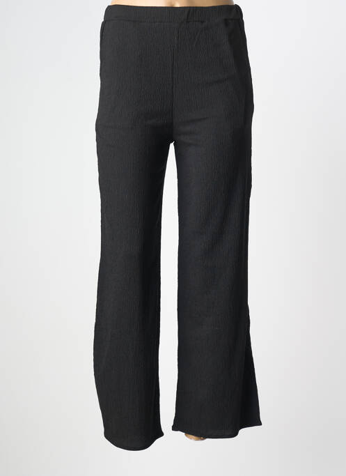 Pantalon droit stretch taille normale noir LOSAN femme