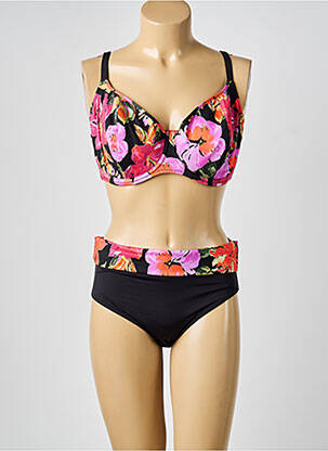 Maillot de bain 2 pièces noir FANTASIE femme