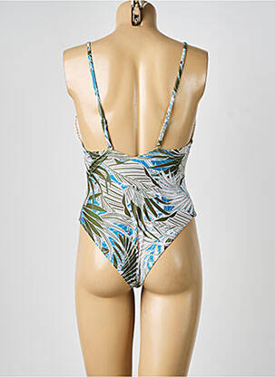 Maillot de bain 1 pièce imprimé fantaisie vert MOLLY BRACKEN femme