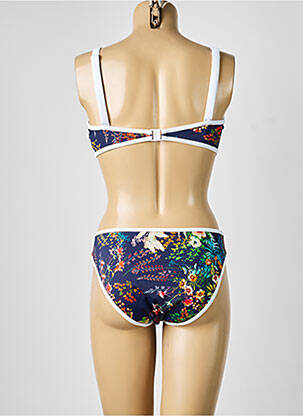 Maillot de bain 2 pièces avec armature haut soutien-gorge emboitant bleu FREYA femme