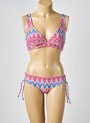 Maillot de bain 2 pièces haut soutien-gorge moulé haut soutien-gorge moulé violet SUNMARIN femme