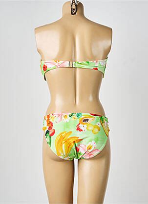 Maillot de bain 2 pièces haut bandeau haut bandeau vert SEAFOLLY femme