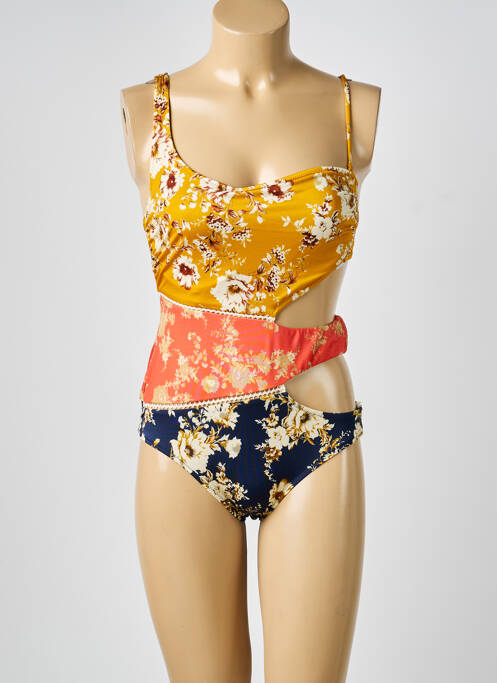 Maillot de bain 1 pièce jaune WATERCULT femme