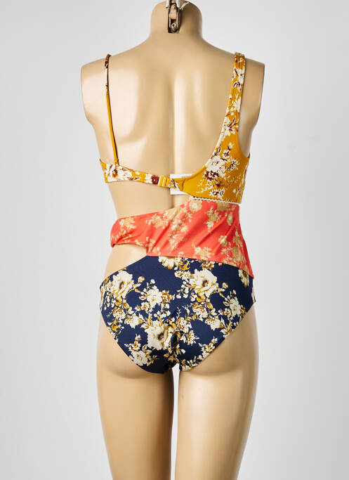 Maillot de bain 1 pièce jaune WATERCULT femme