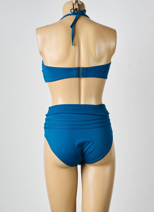 Maillot de bain 2 pièces haut bandeau haut bandeau bleu D NU D femme