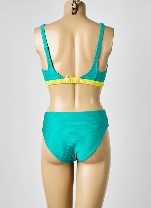 Maillot de bain 2 pièces vert LIDEA femme