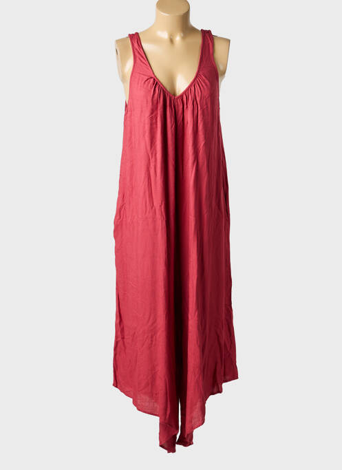 Combi-pantalon fines bretelles fines bretelles rouge LOSAN femme