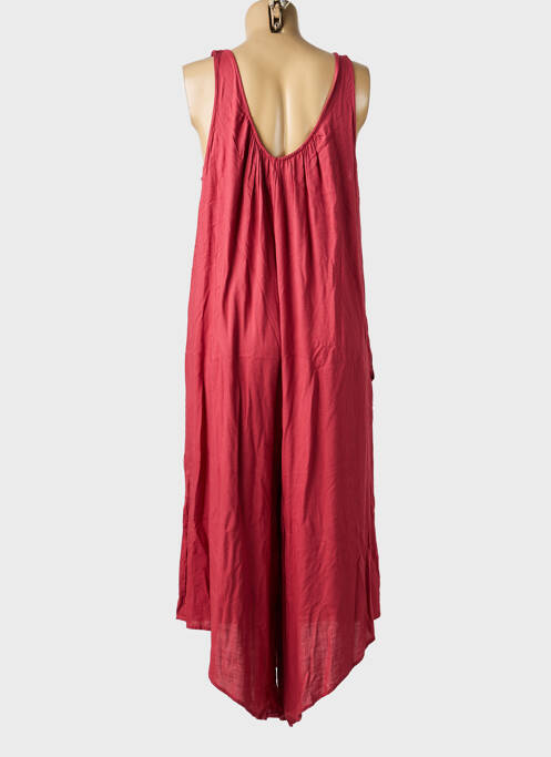Combi-pantalon fines bretelles fines bretelles rouge LOSAN femme