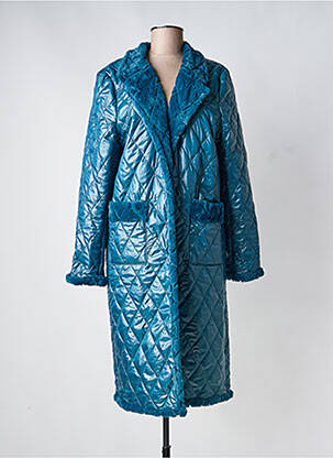 Doudoune poches sans capuche bleu DINA & DESS femme