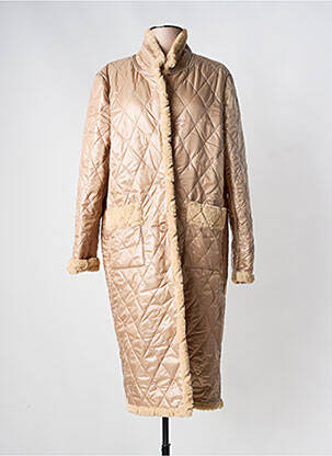 Doudoune poches sans capuche beige DINA & DESS femme