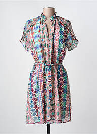 Robe courte manches courtes manches courtes rose MOLLY BRACKEN femme