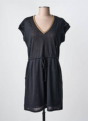 Robe courte manches courtes manches courtes noir MOLLY BRACKEN femme