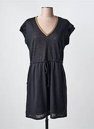 Robe courte manches courtes manches courtes noir MOLLY BRACKEN femme