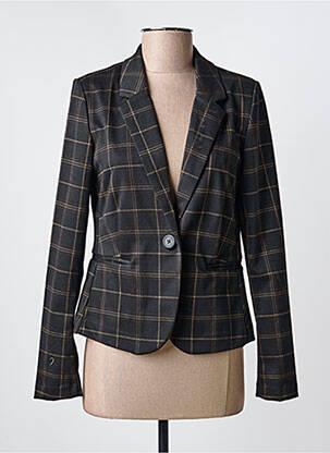 Blazer coupe cintrée noir B.YOUNG femme