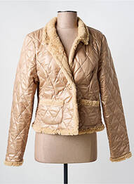 Doudoune manches longues sans capuche beige DINA & DESS femme