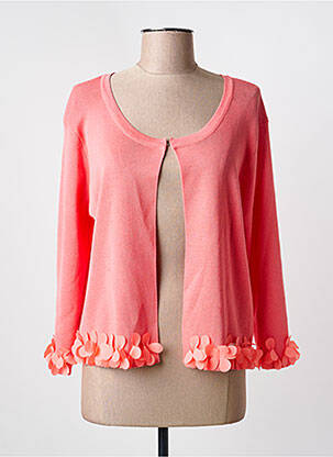 Gilet manches longues coupe cintrée orange MOLLY BRACKEN femme