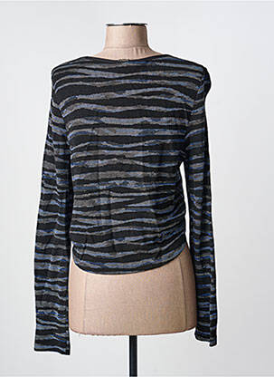 Gilet manches longues stretch noir DECA femme