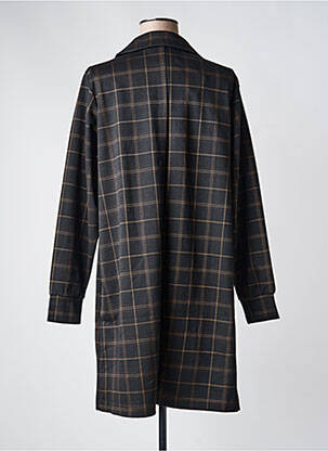 Robe mi-longue manches longues manches longues noir B.YOUNG femme
