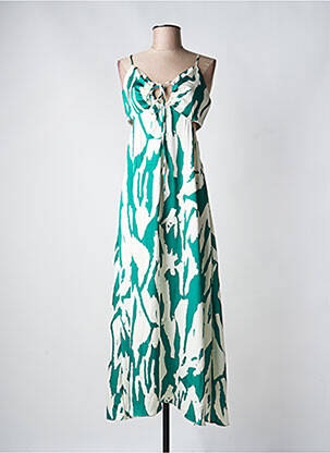 Robe longue vert ENCANDILATA femme