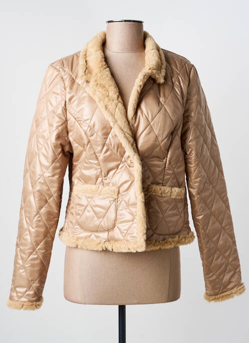 Doudoune manches longues sans capuche beige DINA & DESS femme